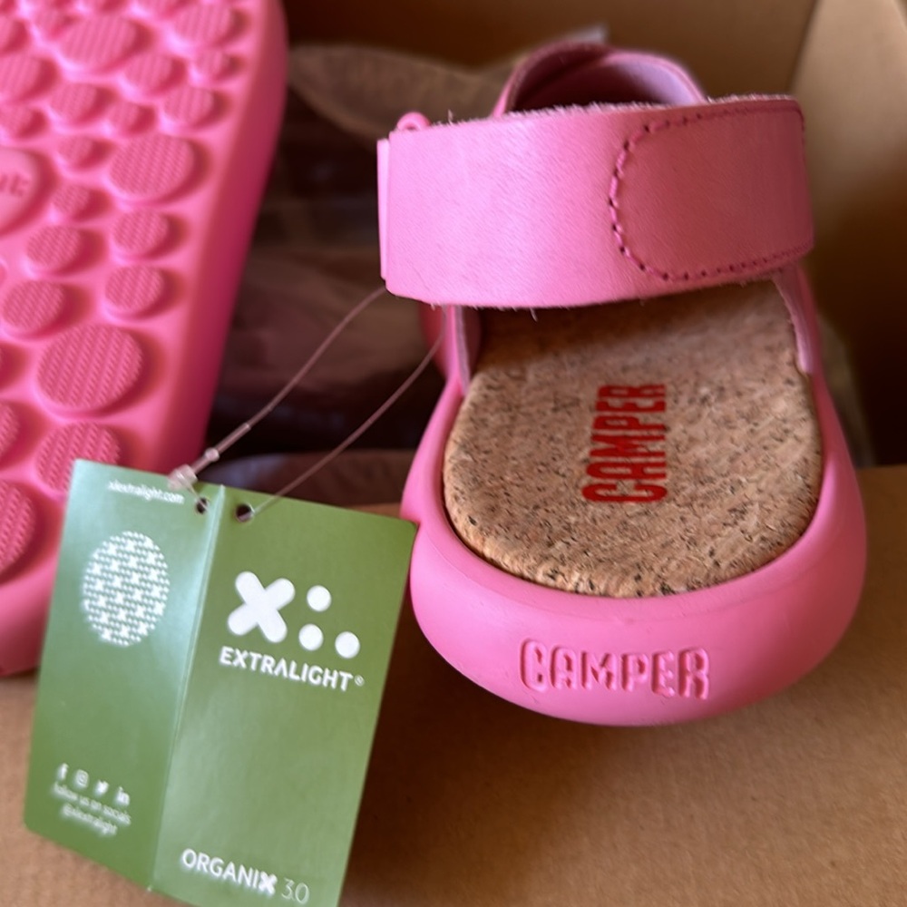 Camper, woman’s sandals, lightweight, never worn, pink, in a box - Picture 7 of 7